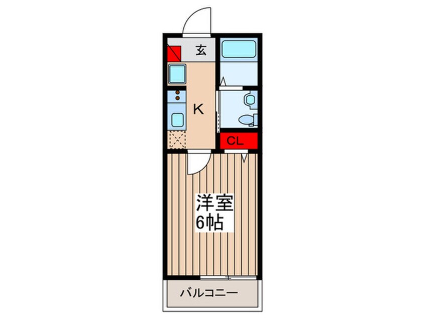 間取図 ウエストガーデン大和田