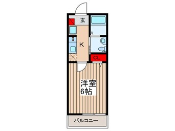 間取図 ウエストガーデン大和田