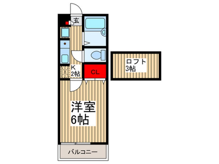 間取図 グロ－リ－ハイツⅠ