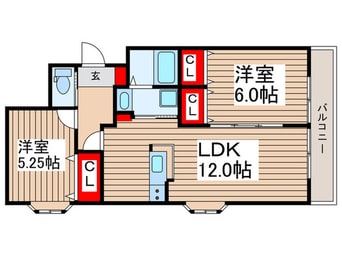 間取図 スカイヒルズ