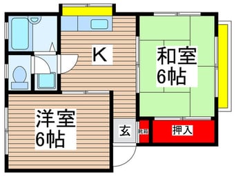 間取図 オバタハイツ