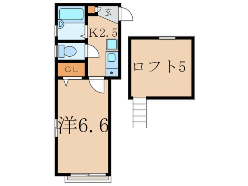 間取図 第５デュオレスズエ