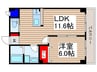 ＭＡＩＳＯＮ・ＶＥＲＲＥ 1LDKの間取り