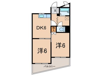 間取図 グランパレ小宮