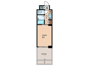 間取図 ﾙｰﾌﾞﾙ駒澤大学Ⅱ