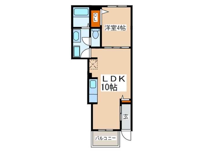 間取り図 リバージュ海西Ⅰ
