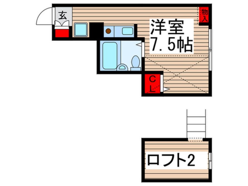 間取図 ハウス　ユングラン