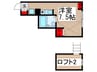 ハウス　ユングラン 1Rの間取り