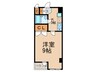 エスポワール町屋 1Kの間取り