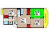 エントピア勝田台 3DKの間取り