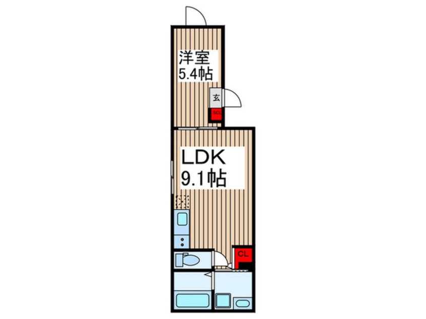 間取図 ReiGrande Asakusa