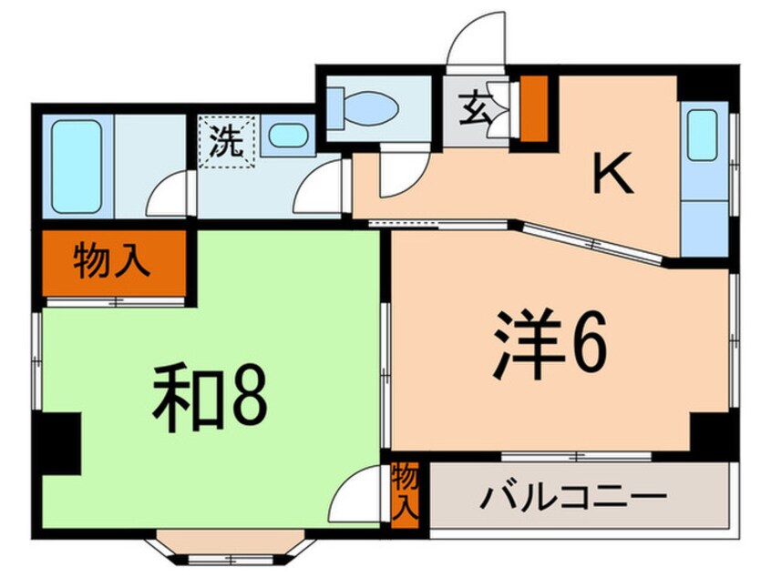 間取図 ハイネスイイダ