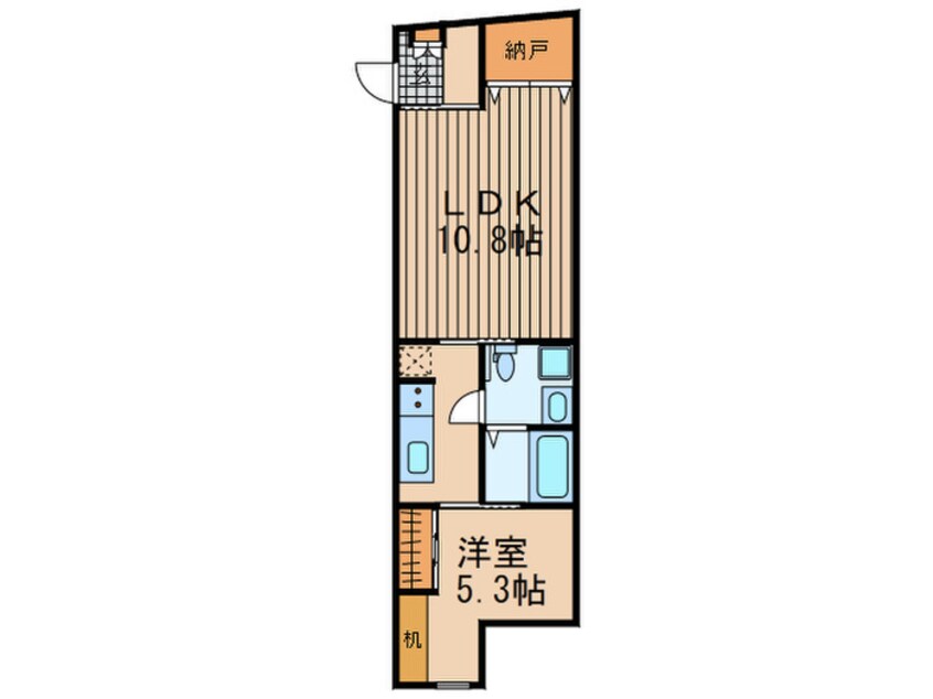 間取図 アプローズ下北沢