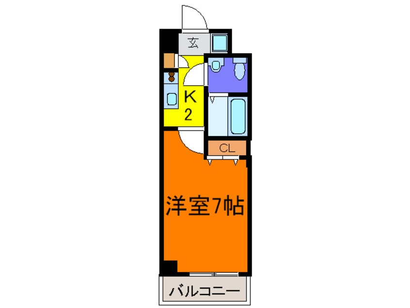 間取図 プロムナ－ド岩楯