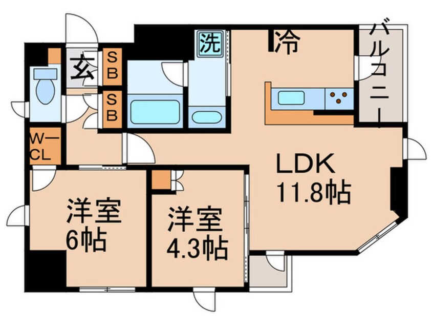 間取図 正金アパートメント入船