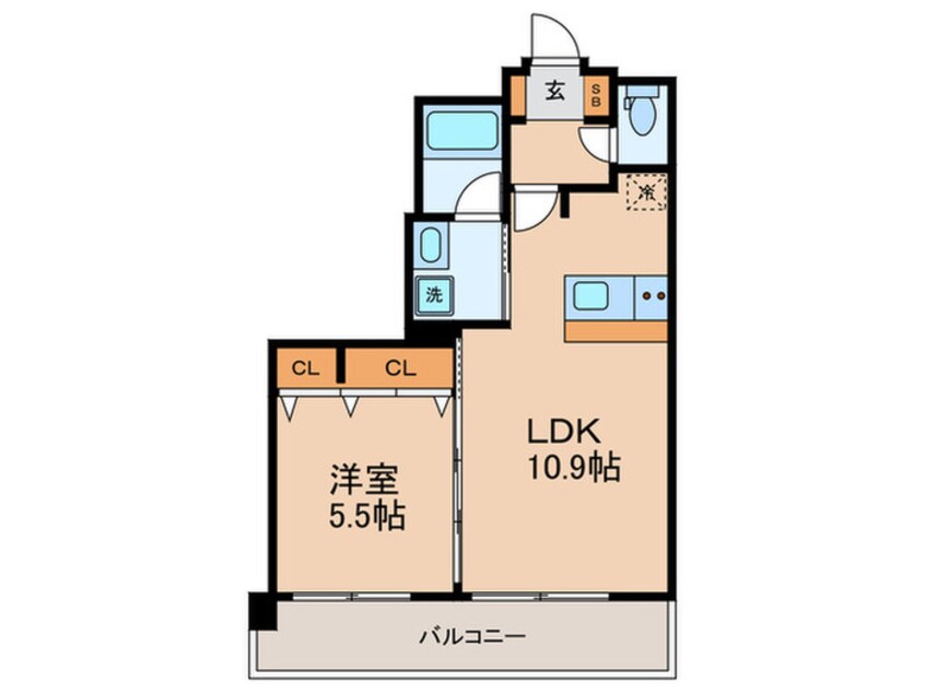 間取図 ラグゼナ用賀