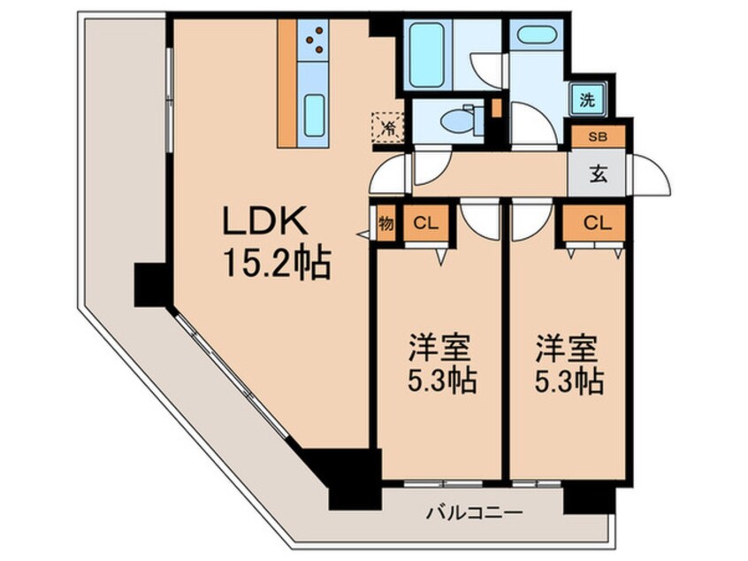 間取図 ラグゼナ用賀