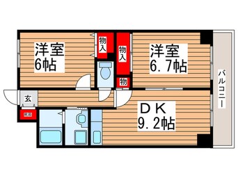 間取図 グレースコート富浜