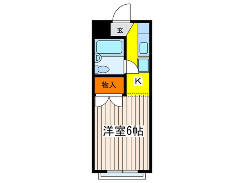 間取図 ハイツフォンテ－ヌ