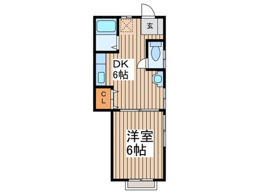 間取図 コーポ渡邊