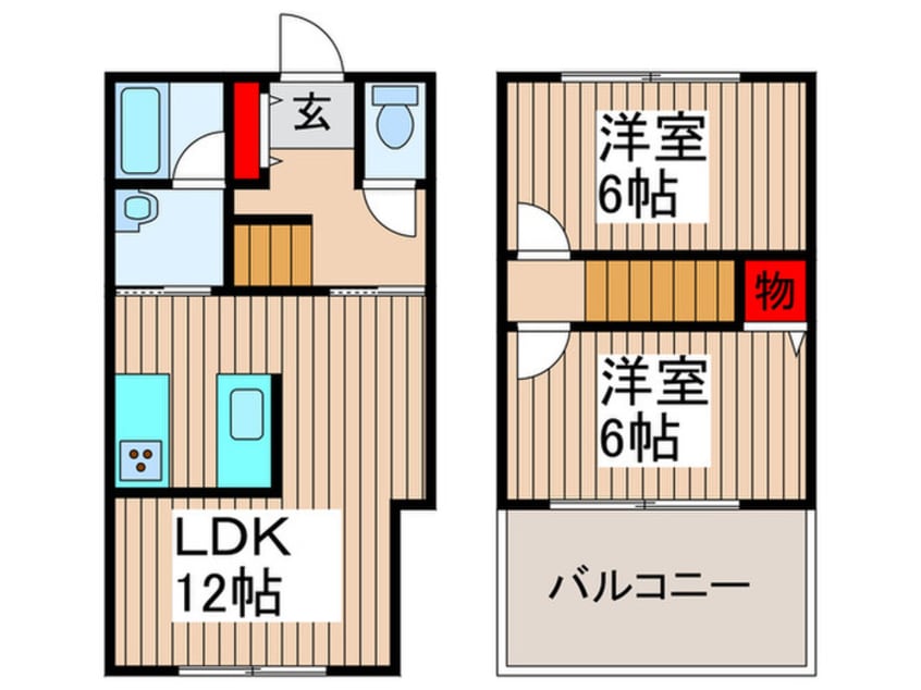 間取図 富士見貸家