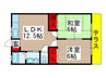 ひだまり 2LDKの間取り