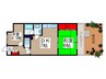 クレスト南浦和弐番館 2DKの間取り