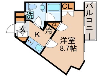 間取図 ﾃﾞｨｱﾚｲｼｬｽ東京ﾍﾞｲ潮見(404)