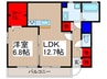 Lembranca 1LDKの間取り