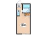 ペントハウス 1Rの間取り