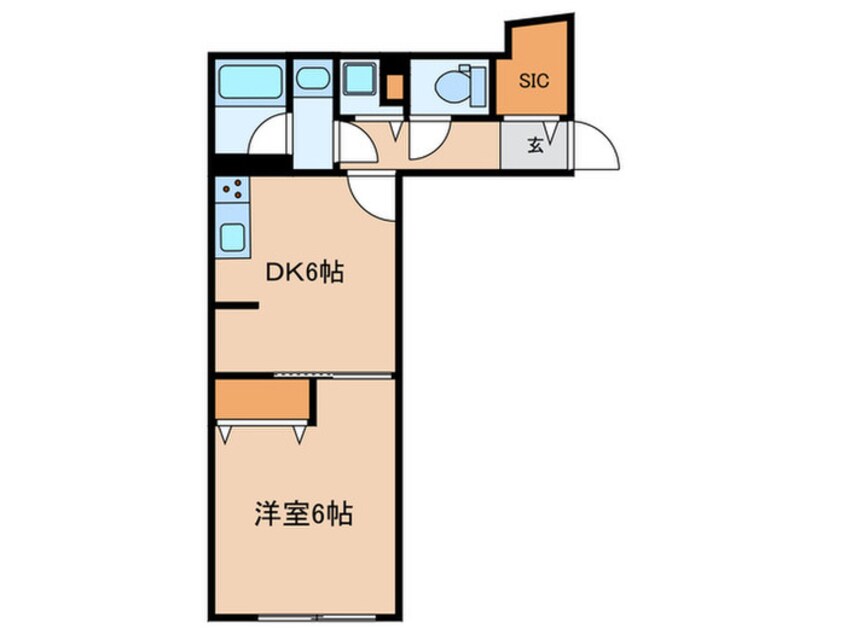 間取図 LEGALAND　KAGURAZAKA