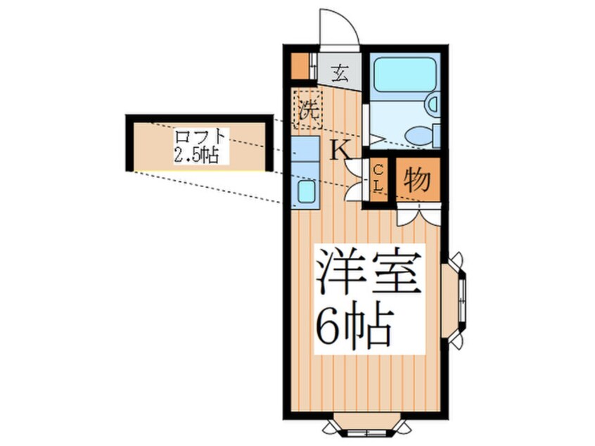 間取図 シャトレ芝久保