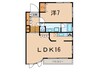 ラヴィエ目白台 1LDKの間取り