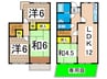 サンプラザ丸山台Ａ 4LDKの間取り