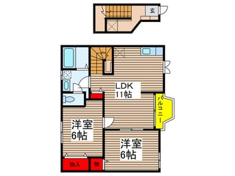 間取図 ハ－トキャッスル