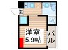 Ｇｌａｎｚ柳原 1Rの間取り