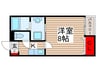 トップワイ上本郷 1Kの間取り