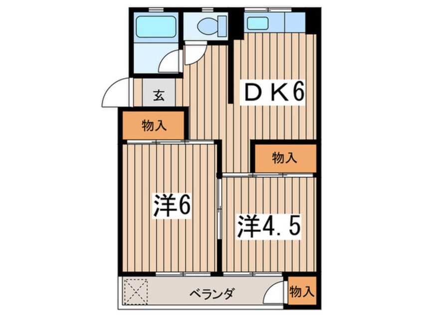 間取図 グリーンハイツ