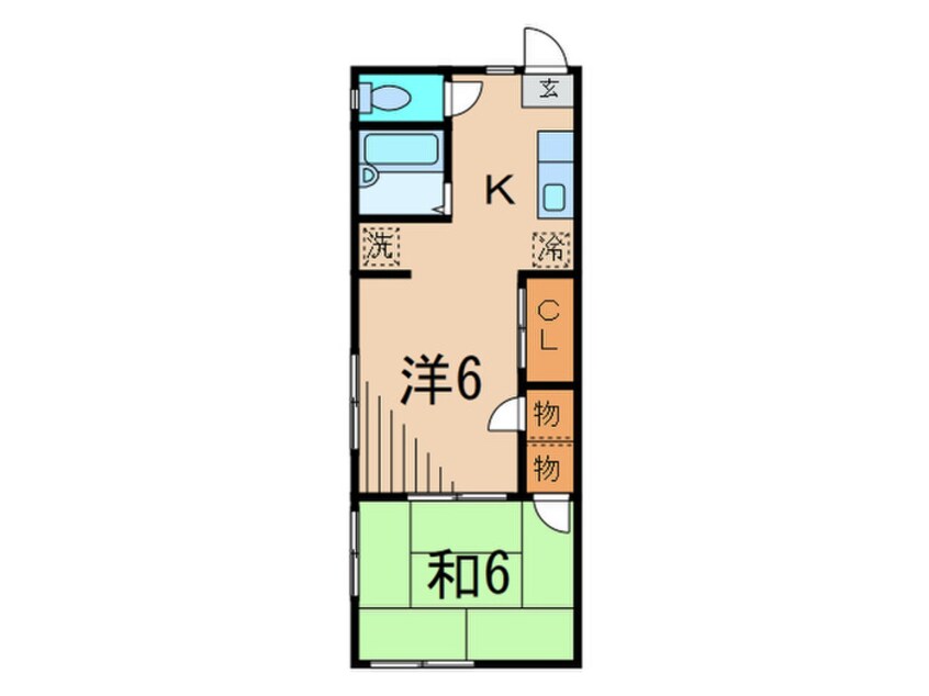 間取図 荏原ハイツ