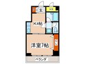 シーザーレジデンスつつじヶ丘の間取図