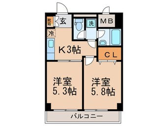 間取図 シーザーレジデンスつつじヶ丘