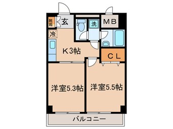 間取図 シーザーレジデンスつつじヶ丘