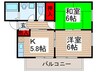 エクセル 2Kの間取り