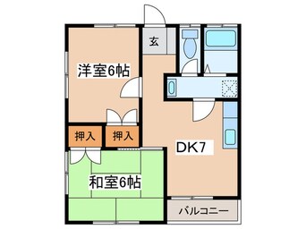 間取図 加藤ハイツ