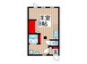 ＣＡＳＡ　２２ 1Rの間取り