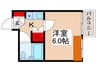 千歳プラザ 1Kの間取り