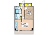 KENEDIX藤沢 1LDKの間取り