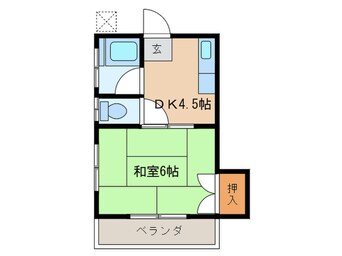 間取図 ハイツ関田