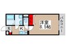 ｱﾑｰﾙＰＯＰＯ 1Kの間取り