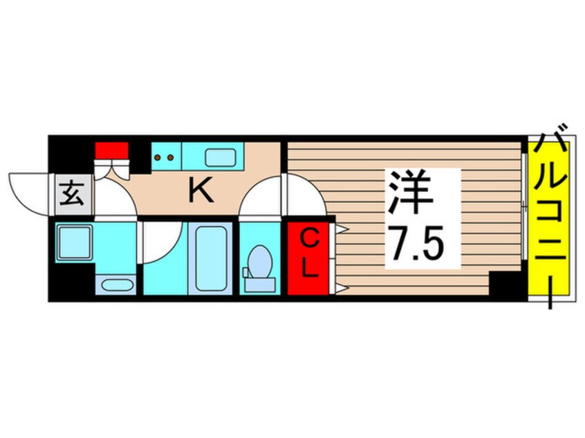 間取図 ＨＹ′ｓ綾瀬駅前（303）